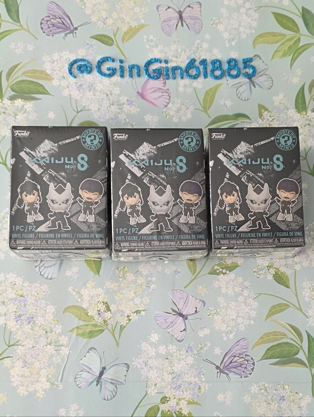 NIP (3) Funko Mystery Mini Kaiju No. 8 blind box